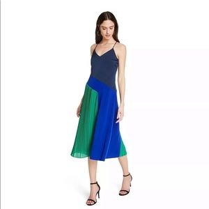 NWT Cushnie for Target Blue/Green Midi Dress